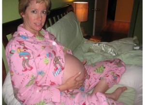 As much as I enjoyed being pregnant--since I'm done growing humans--I'd like to avoid having a stomach this large again if at all possible.
